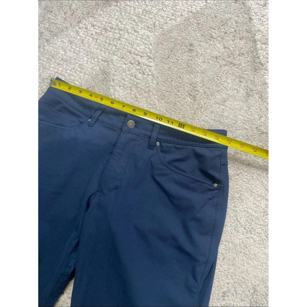 Men's Lululemon ABC 5 pocket Pants Navy Warpstreme